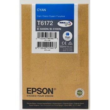 EPSON T6172 CARTUCCIA ORIGINALE CIANO ALTA CAPACITA' B-500DN/B-510DN [A BOX]