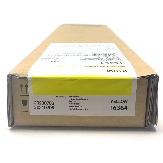 EPSON T6364 TANICA INCHIOSTRO ORIGINALE GIALLO STYLUS PRO 7700/7890/7900/9800 [A BOX]