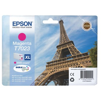 EPSON T7023 CARTUCCIA ORIGINALE MAGENTA WP-4015DN/WP-4515DN/WP-4525DN [A BOX]