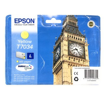 EPSON T7034 CARTUCCIA ORIGINALE GIALLO WP-4015DN/WP-4515DN/WP-4525DN [A BOX]