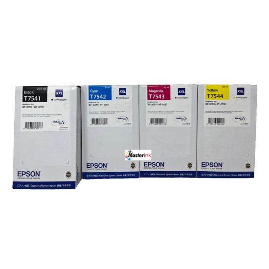 EPSON T7541 T7542 T7543 T7544 XXL WORKFORCE PRO WF-8090/WF-8590 [2022-2023]
