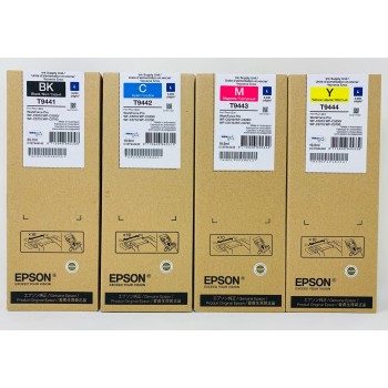 EPSON T9441/T9442/T9443/T9444 ORIGINALE BK/C/M/Y PER WF-C5210/WF-C5290/WF-C5710 EPSON T9441/T9442/T9443/T9444 ORIGINALE BK/C/M/Y PER WF-C5210/WF-C5290/WF-C5710