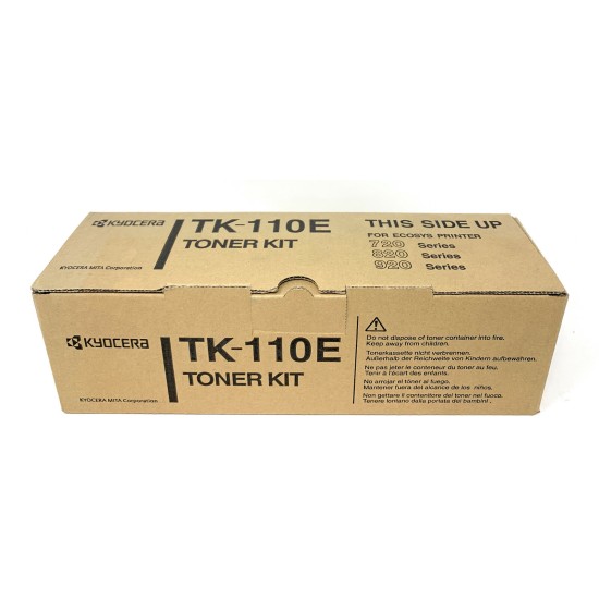 KYOCERA 1T02FV0DE1 TK-110E TONER ORIGINALE NERO PER FS-720/FS-820/FS-920 [A BOX]