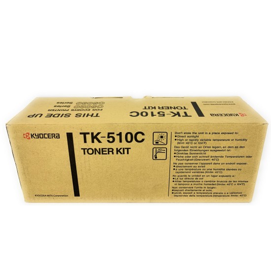 KYOCERA TK-510C 1T02F3CEU0 TONER ORIGINALE CIANO FS-C5020N/FS-C5030N/FS-C5025N KYOCERA TK-510C 1T02F3CEU0 TONER ORIGINALE CIANO FS-C5020N/FS-C5030N/FS-C5025N
