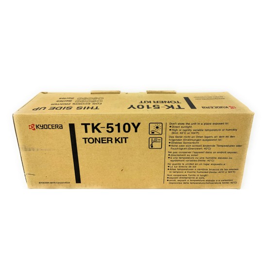 KYOCERA TK-510Y 1T02F3AEU0 TONER ORIGINALE GIALLO FS-C5020N/FS-C5030N/FS-C5025N KYOCERA TK-510Y 1T02F3AEU0 TONER ORIGINALE GIALLO FS-C5020N/FS-C5030N/FS-C5025N