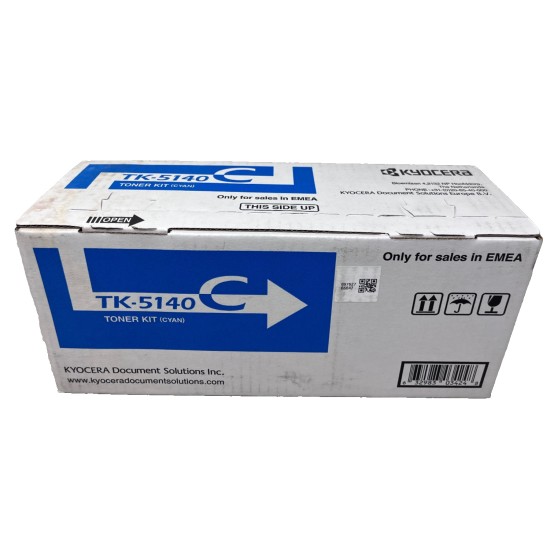KYOCERA TK-5140C 1T02NRCNL0 TONER ORIGINALE CIANO ECOSYS M6030cdn/P6130 [A BOX]