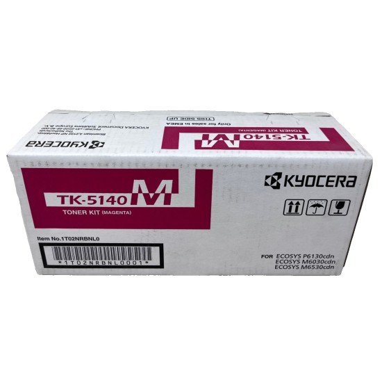 KYOCERA TK-5140M 1T02NRBNL0 TONER ORIGINALE MAGENTA ECOSYS M6030cdn/P6130 A BOX]