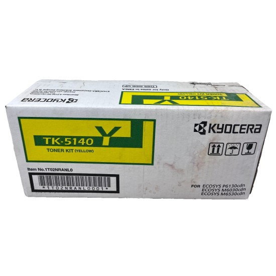 KYOCERA TK-5140Y 1T02NRANL0 TONER ORIGINALE GIALLO ECOSYS M6030cdn/P6130cdn [A B