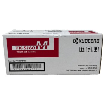 KYOCERA TK-5160M 1T02NTBNL0 TONER ORIGINALE MAGENTA PER ECOSYS P7040CDN [A BOX]