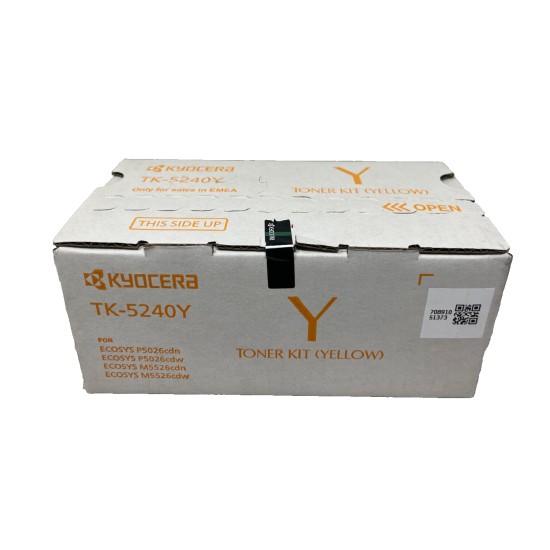 KYOCERA TK-5240Y 1T02R7ANL0 TONER ORIGINALE GIALLO ECOSYS P5026cdn/M5526cdn KYOCERA TK-5240Y 1T02R7ANL0 TONER ORIGINALE GIALLO ECOSYS P5026cdn/M5526cdn