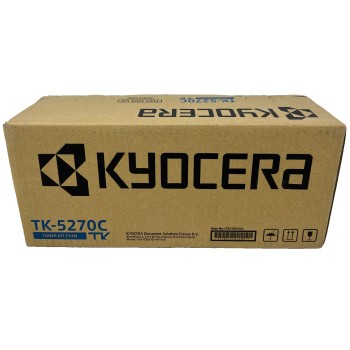 KYOCERA TK-5270C 1T02TVCNL0 TONER ORIGINALE CIANO ECOSYS P6230CDN/M6630CIDN
