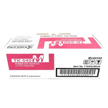 KYOCERA TK-540M 1T02HLBEU0 TONER ORIGINALE MAGENTA PER FS-C5100DN [A BOX]