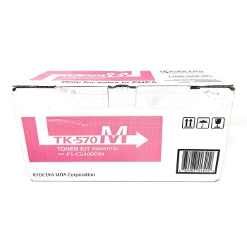 KYOCERA TK-570M 1T02HGBEU0 TONER ORIGINALE MAGENTA PER FS-C5400DN [A BOX]