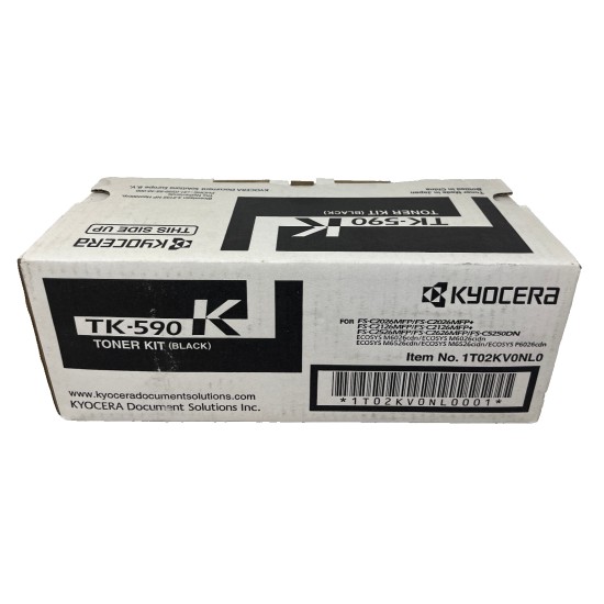 KYOCERA TK-590K 1T02KV0NL0 TONER ORIGINALE NERO FS-C5250DN/ECOSYS P6021cdn [C BOX]