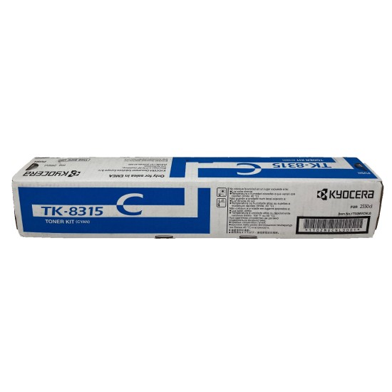 KYOCERA TK-8315C 1T02MVCNL0 TONER ORIGINALE CIANO TASKALFA 2550ci [A BOX]