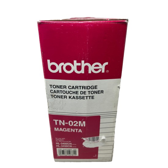 BROTHER TN-02YM TONER ORIGINALE MAGENTA PER BROTHER HL-3400CN/HL-3450CN [A BOX]