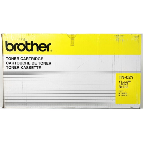 BROTHER TN-02Y TONER ORIGINALE GIALLO PER BROTHER HL-3400CN/HL-3450CN [A BOX]