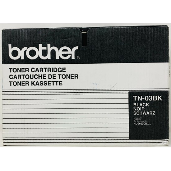 BROTHER TN-03BK TONER ORIGINALE NERO PER BROTHER HL 2600CN/HL-2600CN [A BOX]