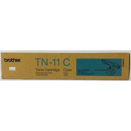 BROTHER TN-11C CT200141 TONER ORIGINALE CIANO PER BROTHER HL-4000CN BROTHER TN-11C CT200141 TONER ORIGINALE CIANO PER BROTHER HL-4000CN