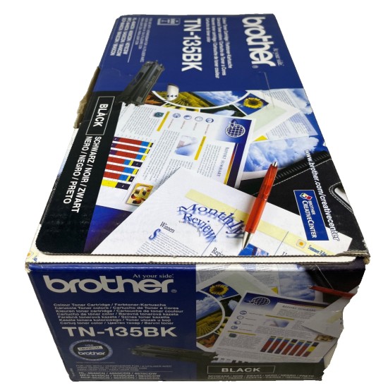 BROTHER TN-135BK TONER ORIGINALE NERO HL-4040CN/HL-4070DW/MFC-9440CN/DCP-9045CN BROTHER TN-135BK TONER ORIGINALE NERO HL-4040CN/HL-4070DW/MFC-9440CN/DCP-9045CN