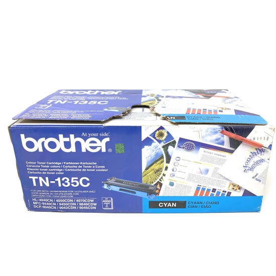 BROTHER TN-135C TONER ORIGINALE CIANO HL-4070DW/MFC-9440CN/DCP-9040 [OPEN BOX]