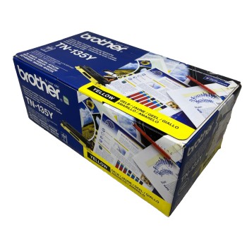 BROTHER TN-135Y TONER ORIGINALE GIALLO HL 4040CN/HL-4070DW/MFC-9440CN [A BOX]