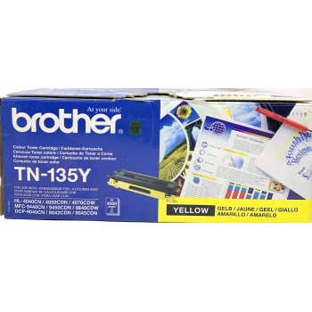 BROTHER TN-135Y TONER ORIGINALE GIALLO HL4070DW/MFC-9440CN/DCP-9045CN [OPEN BOX]