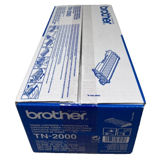 BROTHER TN-2000 TONER ORIGINALE HL-2030/DCP-7010/DCP-7025/MFC-7225N [A BOX]