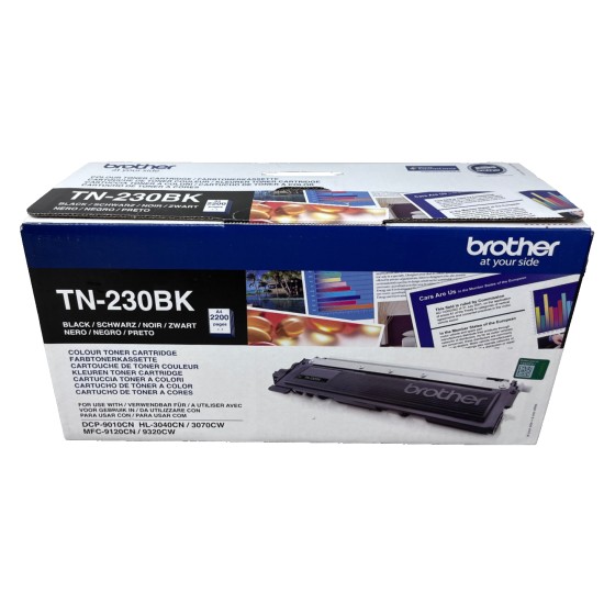 BROTHER TN-230BK TONER ORIGINALE NERO HL-3070CW/DCP-9010CN/MFC-9120CN [A BOX]