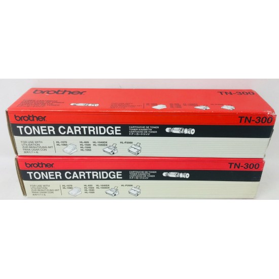 BROTHER TN-300 TONER ORIGINALE HL-820/HL-1020/HL-1040/HL-1050/HL-1060 (X 2 PZ)