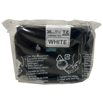 BROTHER TZe-261 NASTRO NERO SU BIANCO (32mmX8mt) P-TOUCH 3600/9700/9800