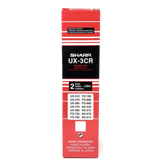 SHARP FO-3CR UX-3CR TTR ORIGINALE UX 305 UX 310/UX 330/345/355/370/385 FO-775