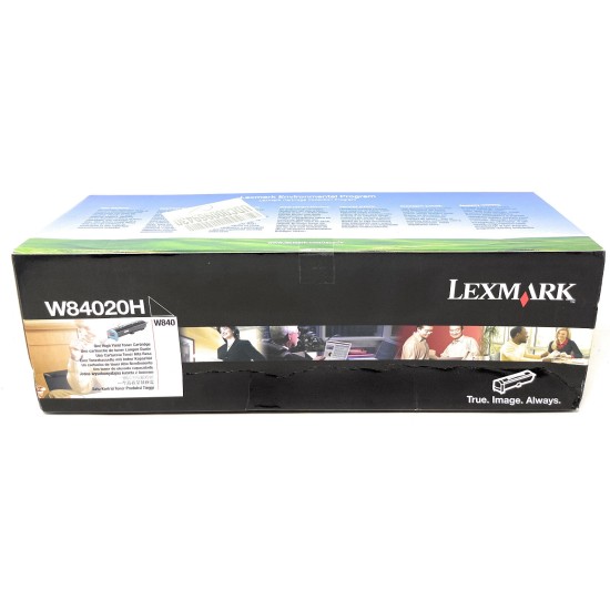 LEXMARK W84020H TONER ORIGINALE NERO PER W840 30.000 PG [A BOX]