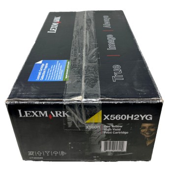 LEXMARK X560H2YG TONER ORIGINALE GIALLO PER X560dn / X560n 10K [OPEN BOX]