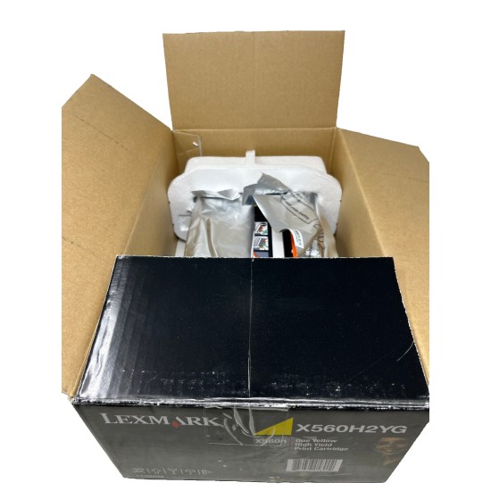 LEXMARK X560H2YG TONER ORIGINALE GIALLO PER X560dn / X560n 10K [OPEN BOX]