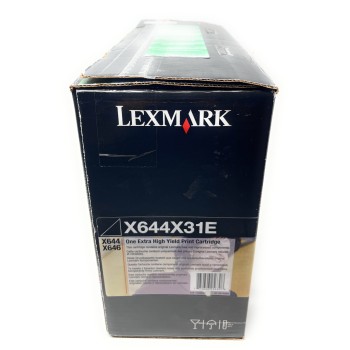 LEXMARK X644X31E TONER ORIGINALE NERO PER X644/X646 [OPEN BOX]