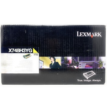 LEXMARK X748H3YG TONER ORIGINALE GIALLO PER X748/X748de/X748dte [A BOX]