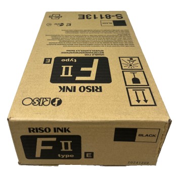 RISOGRAPH S-8113E INCHIOSTRO ORIGINALE NERO S-F-TYPE/Z-TYPE/EZ-TYPE 1.000ML X 2